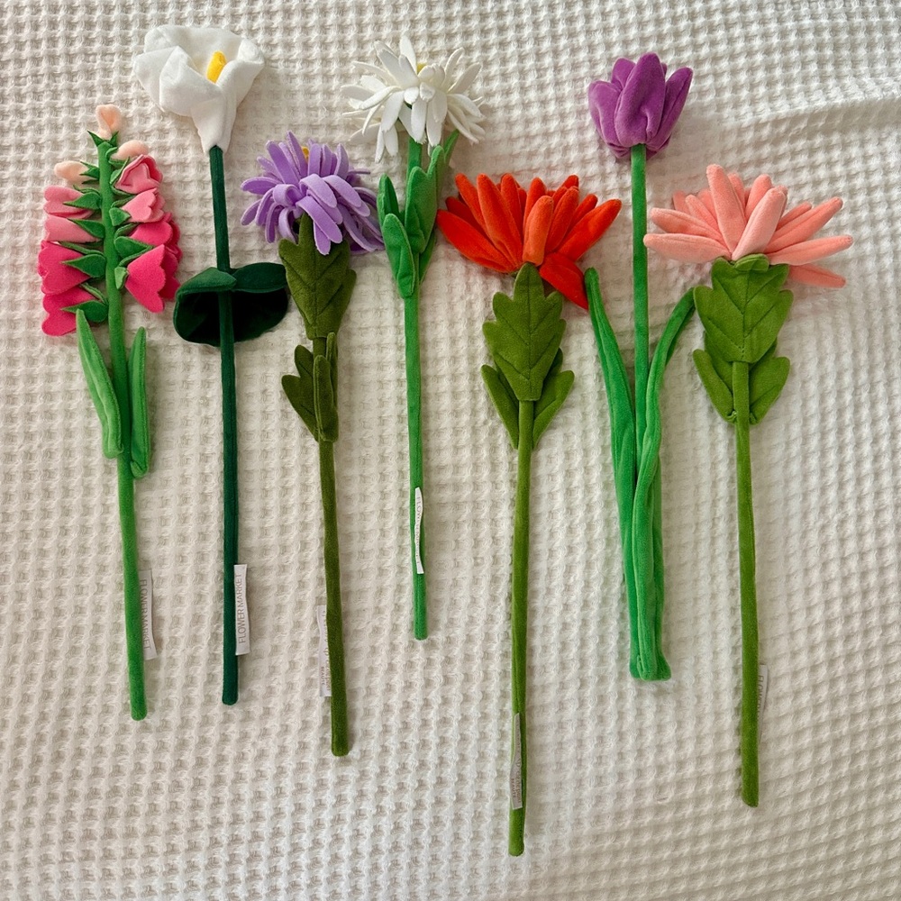 CJ Hendry - Flower Market. Rare Limited Edition NYC Pop-Up Plush Flower.